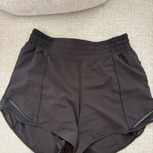 Lululemon High Rise Hotty Hot Shorts Black Women's